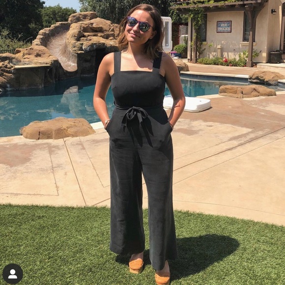 Vetta Capsule Apron Jumpsuit in Washed Black - Picture 16 of 16